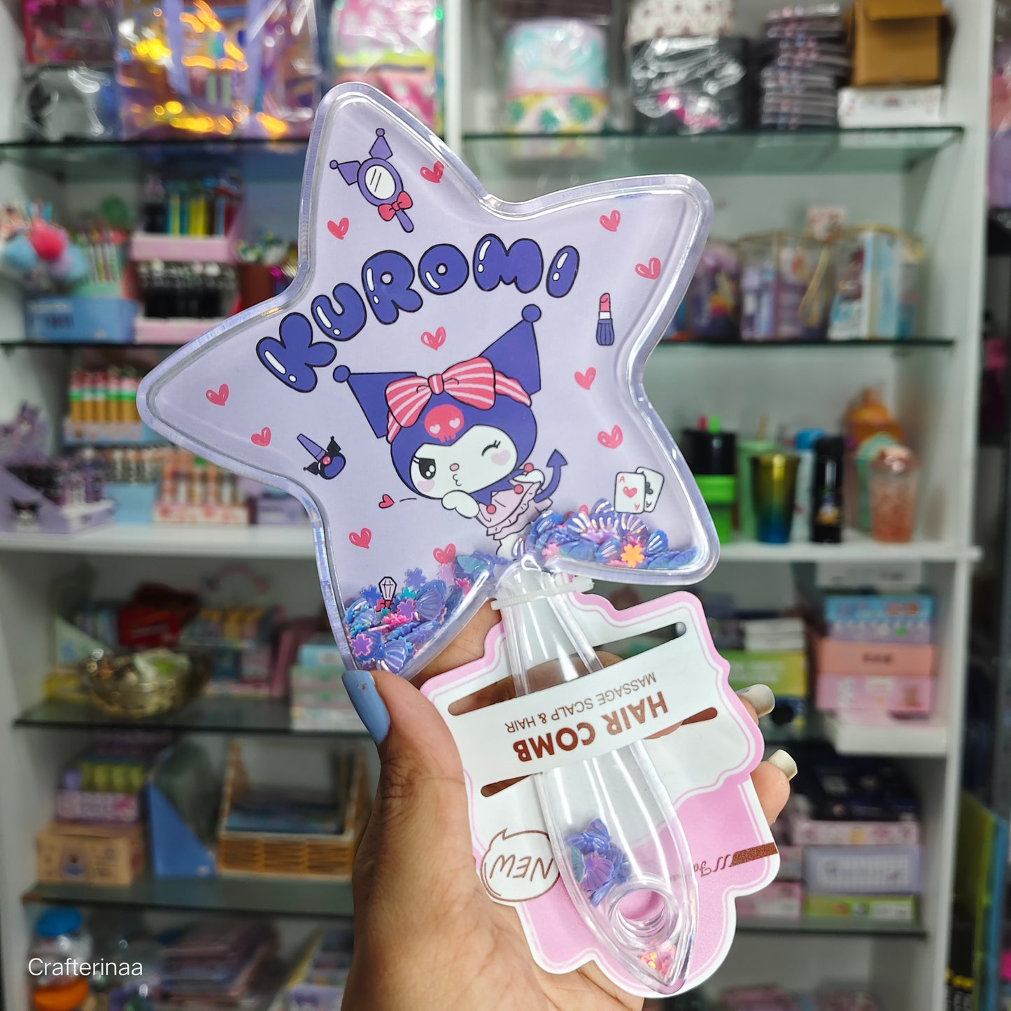 Glitter Kawaii hand mirrors
