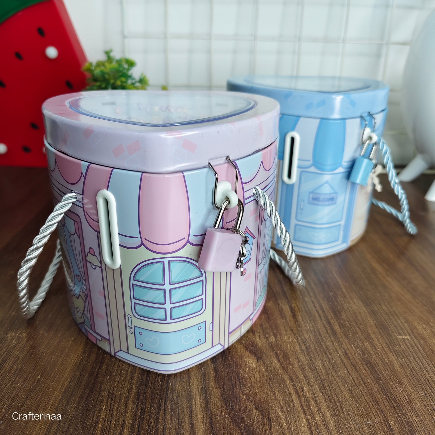 Kawaii confetti moneybanks and storage box