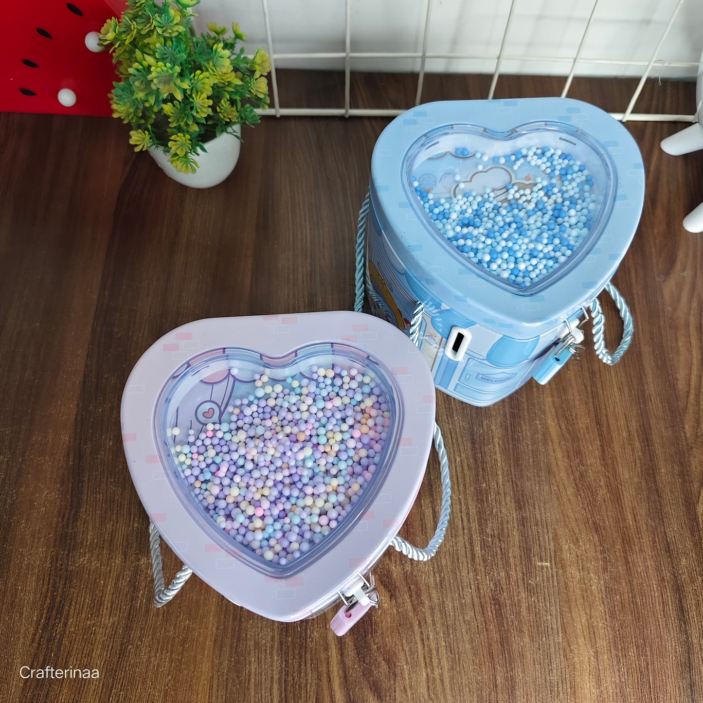 Kawaii confetti moneybanks and storage box