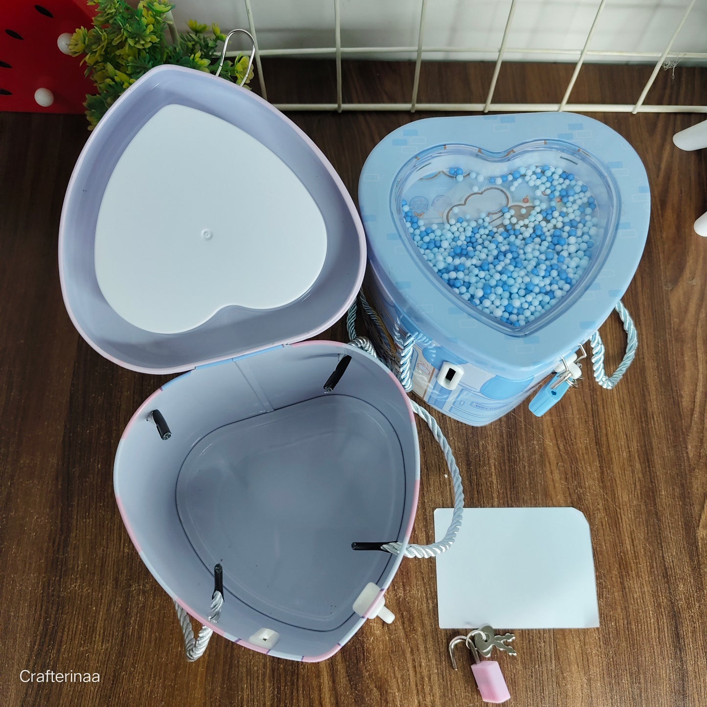 Kawaii confetti moneybanks and storage box