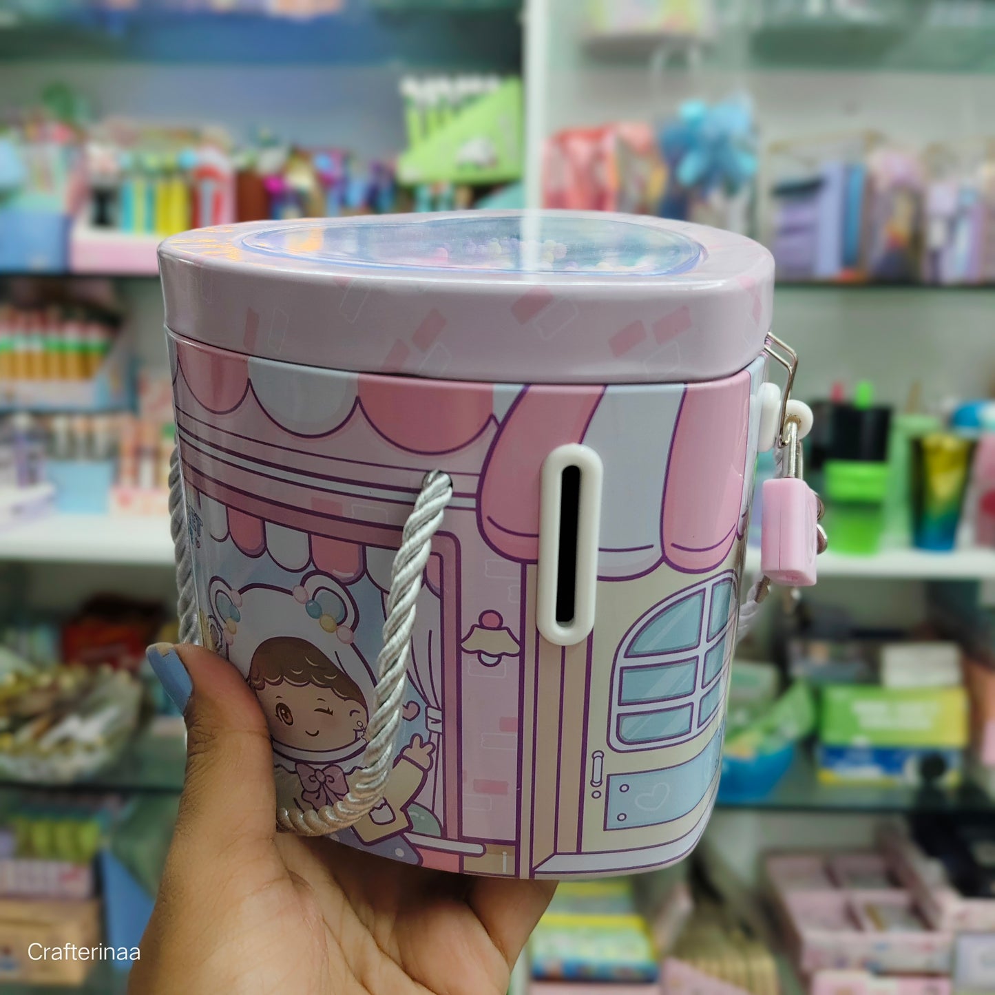 Kawaii confetti moneybanks and storage box