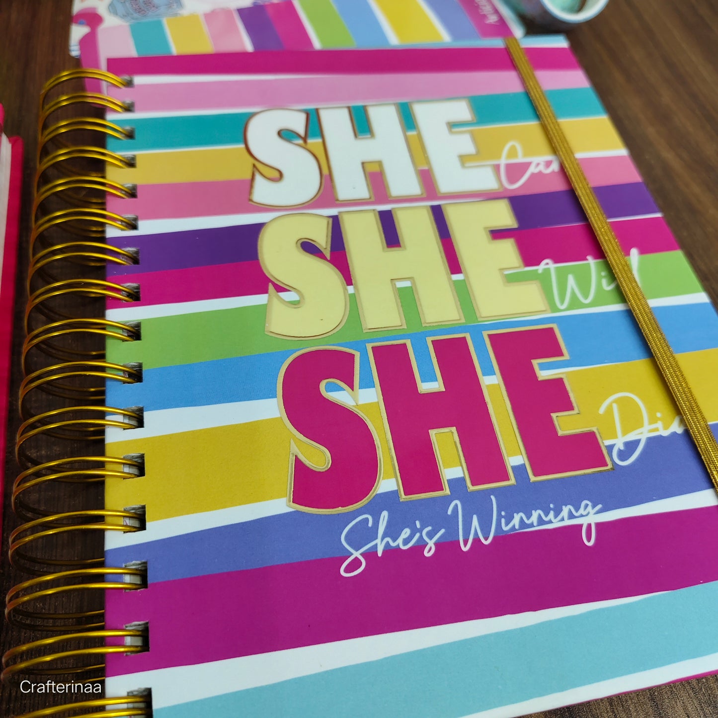 “Girl Boss planner Set – 2025/2026 Calendar, Notebooks, Planner, Bookmark & More | Motivational Desk Set for Women & Girls”