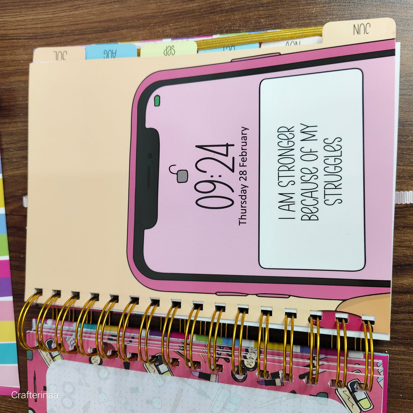 “Girl Boss planner Set – 2025/2026 Calendar, Notebooks, Planner, Bookmark & More | Motivational Desk Set for Women & Girls”