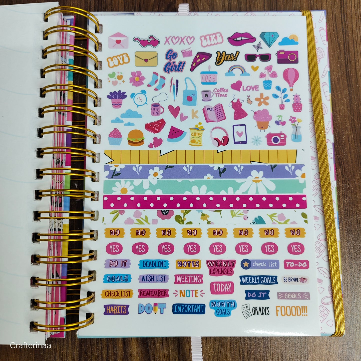 “Girl Boss planner Set – 2025/2026 Calendar, Notebooks, Planner, Bookmark & More | Motivational Desk Set for Women & Girls”