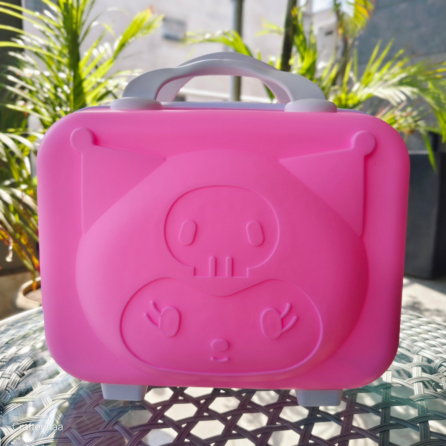 Kids travelling bags |Hard Shell Vanity Cases for Women Portable Water Proof Cosmetic Travel Case, Toiletry Case with Zipper Cosmetic Bag, Hand Luggage Cosmetic case