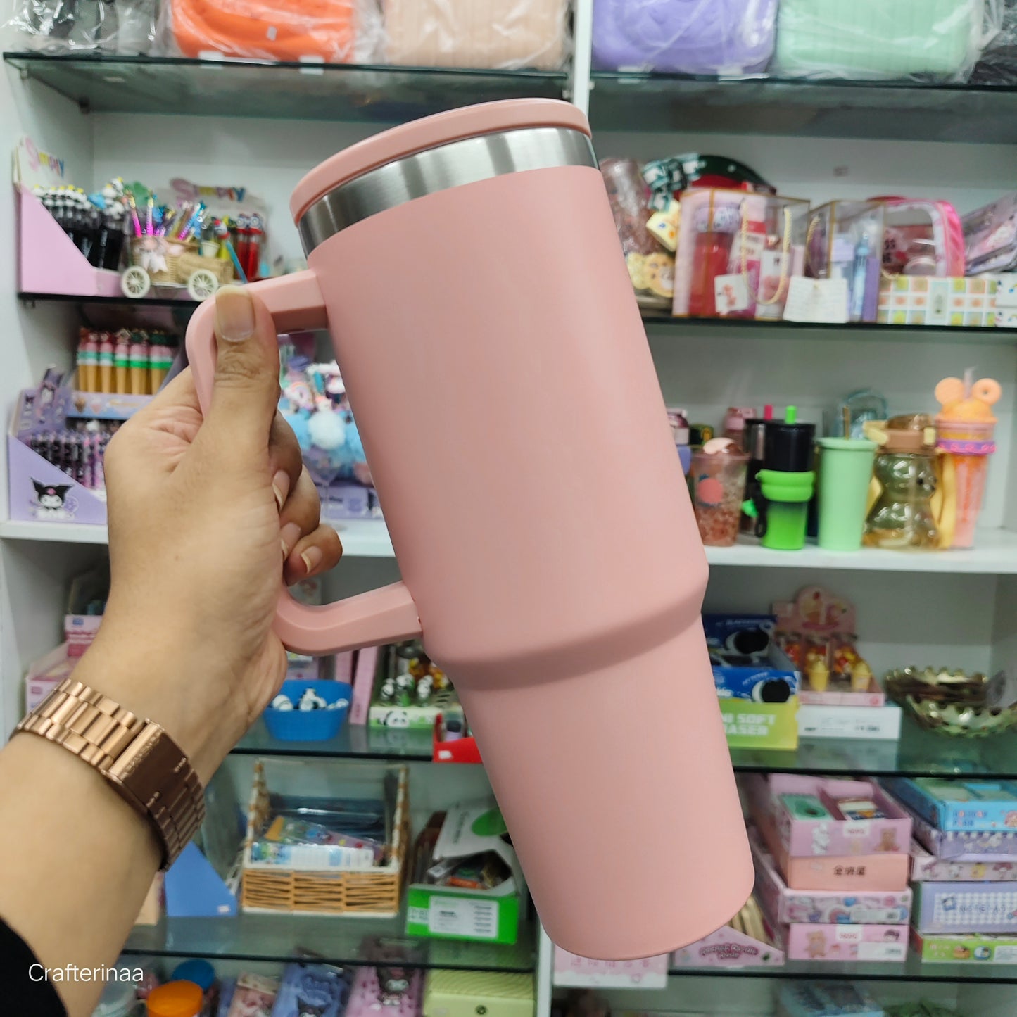 Stainless steel 1200ML Tumbler for Gym Vacuum Insulated| Hot and Cold Stainless Steel Tumbler with Lid and Straw, Leak Proof Thermo Tumblers