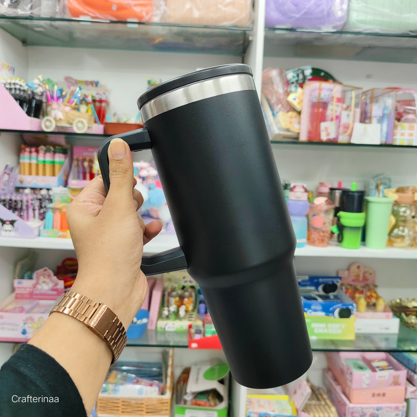 Stainless steel 1200ML Tumbler for Gym Vacuum Insulated| Hot and Cold Stainless Steel Tumbler with Lid and Straw, Leak Proof Thermo Tumblers