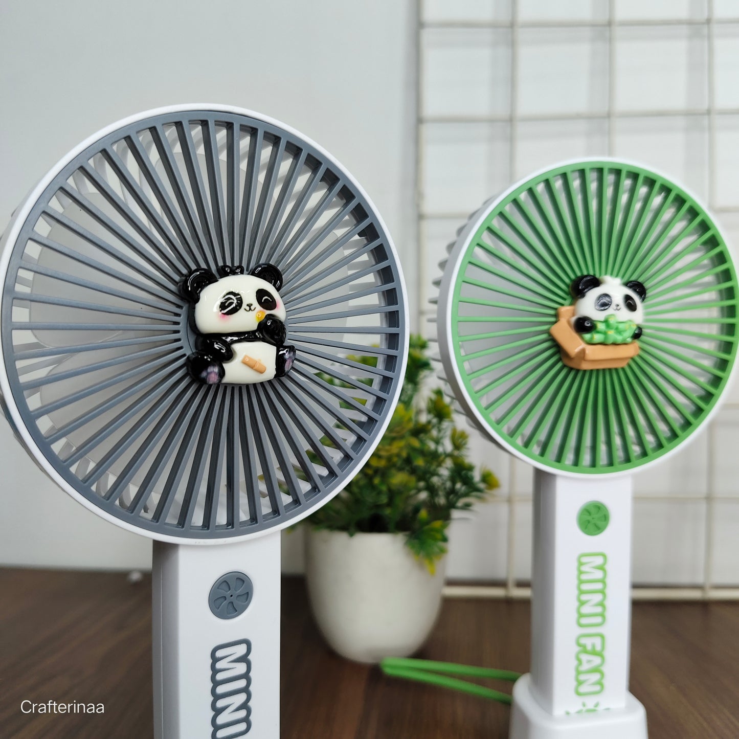 Panda 3 gear light fan| panda hand fan for traveling