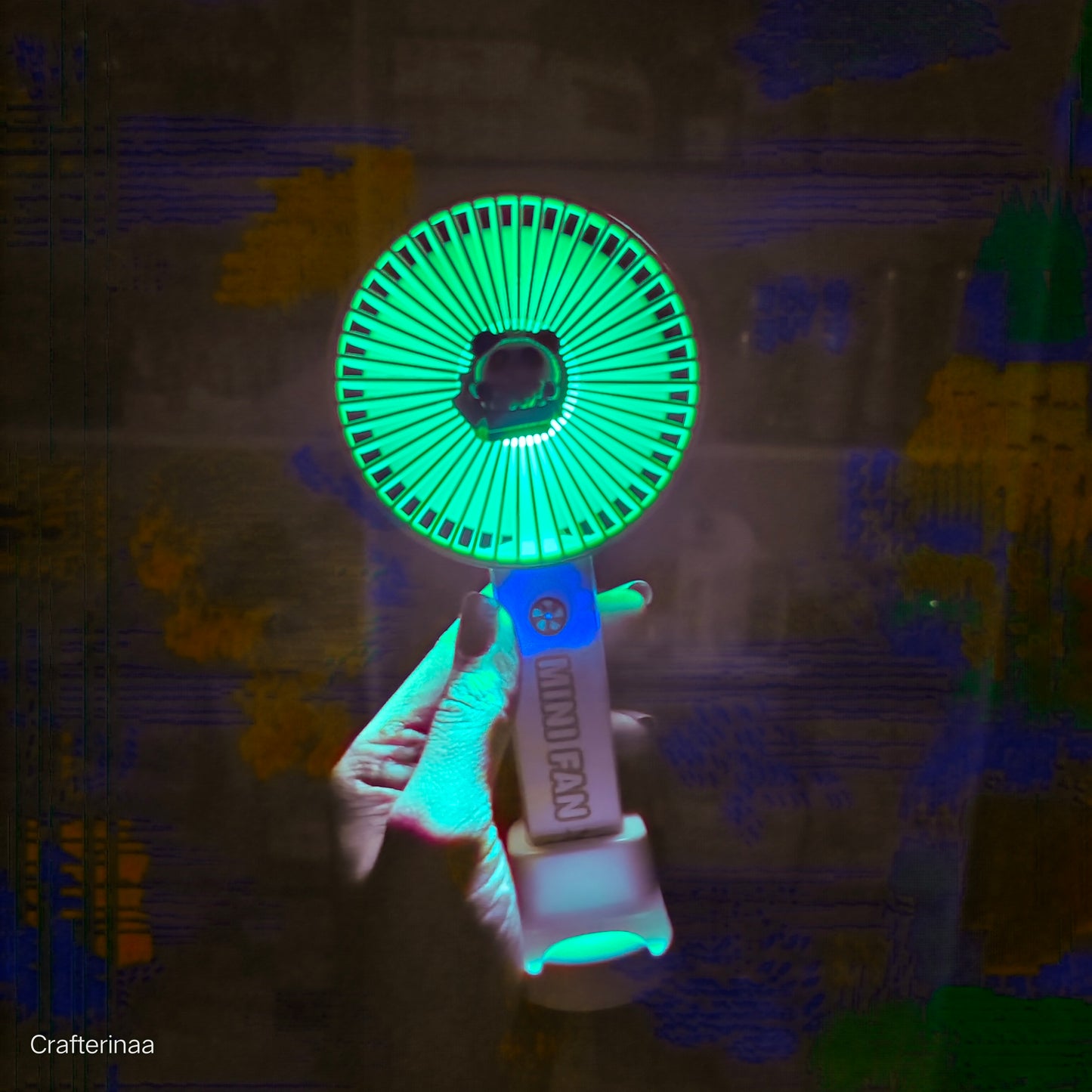 Panda 3 gear light fan| panda hand fan for traveling
