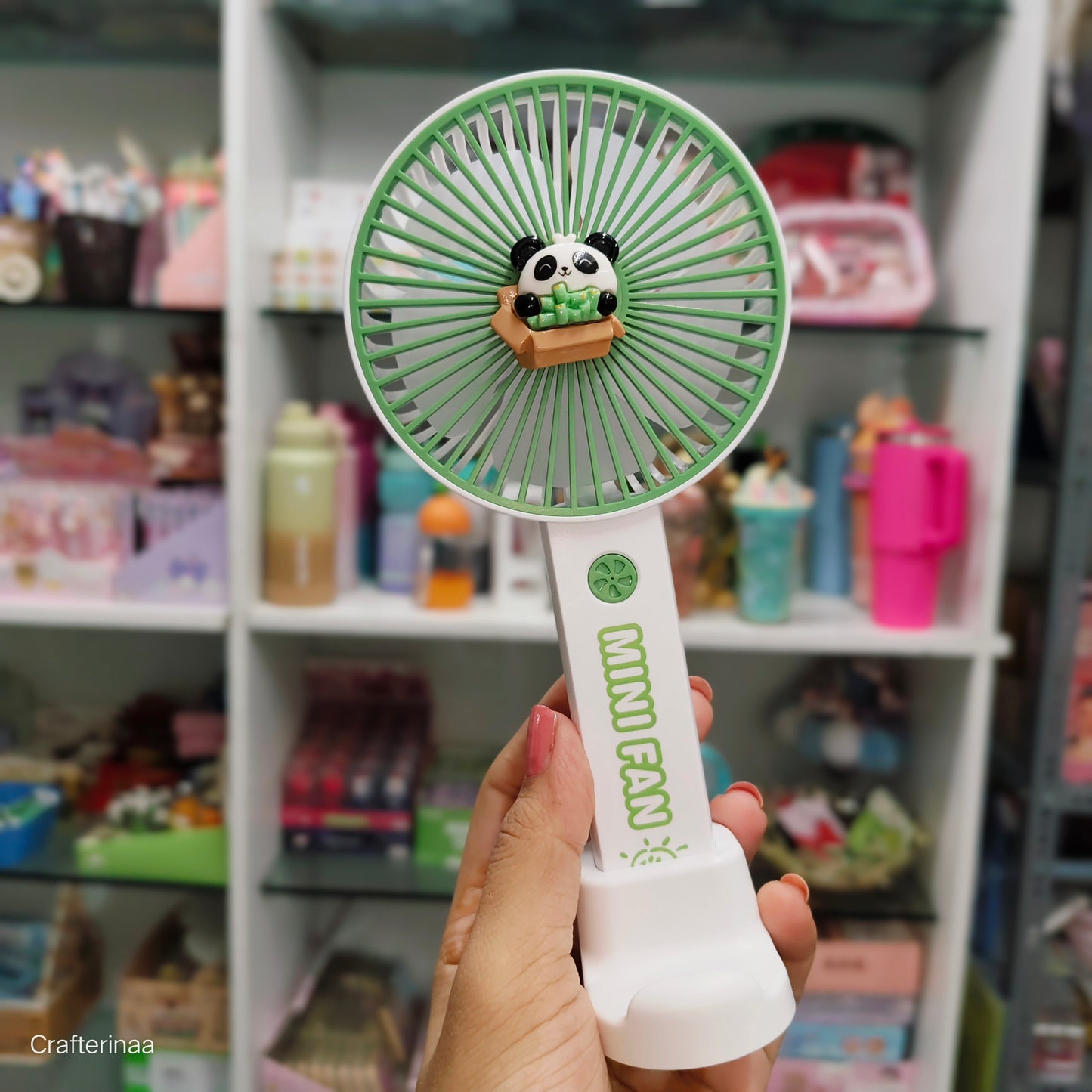 Panda 3 gear light fan| panda hand fan for traveling