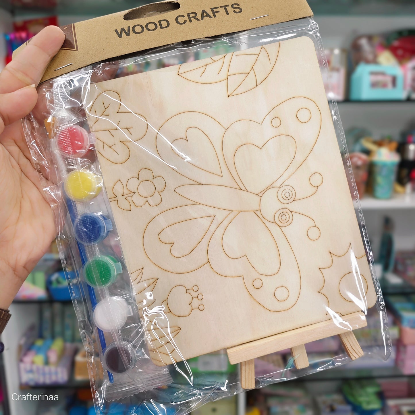 "Creative Wood Craft Painting Set – Fun DIY Art Activity Kit for Children"