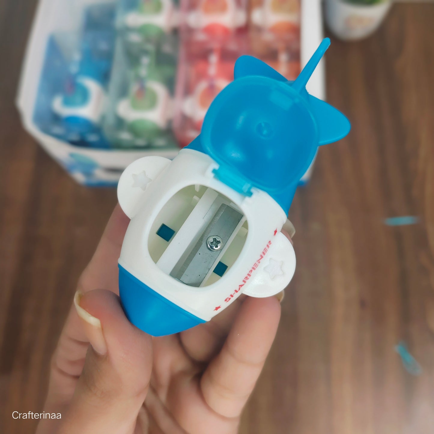 “2-in-1 Aircraft Sharpener and Eraser for Kids – Cute Plane Shaped Stationery Tool for School & Gifting”