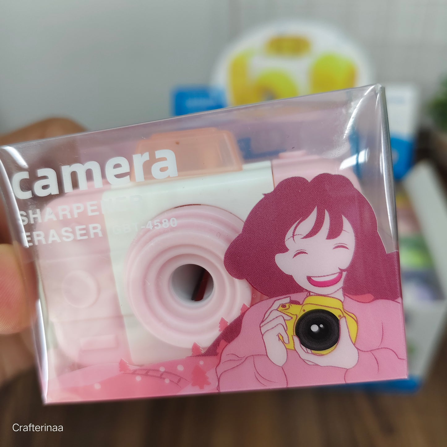 "Creative School Supplies – Camera Sharpener & Eraser Set"