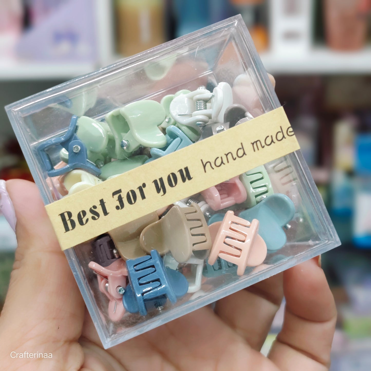 Tiny Hair Clips – Cute Pastel Mini Clutchers Box