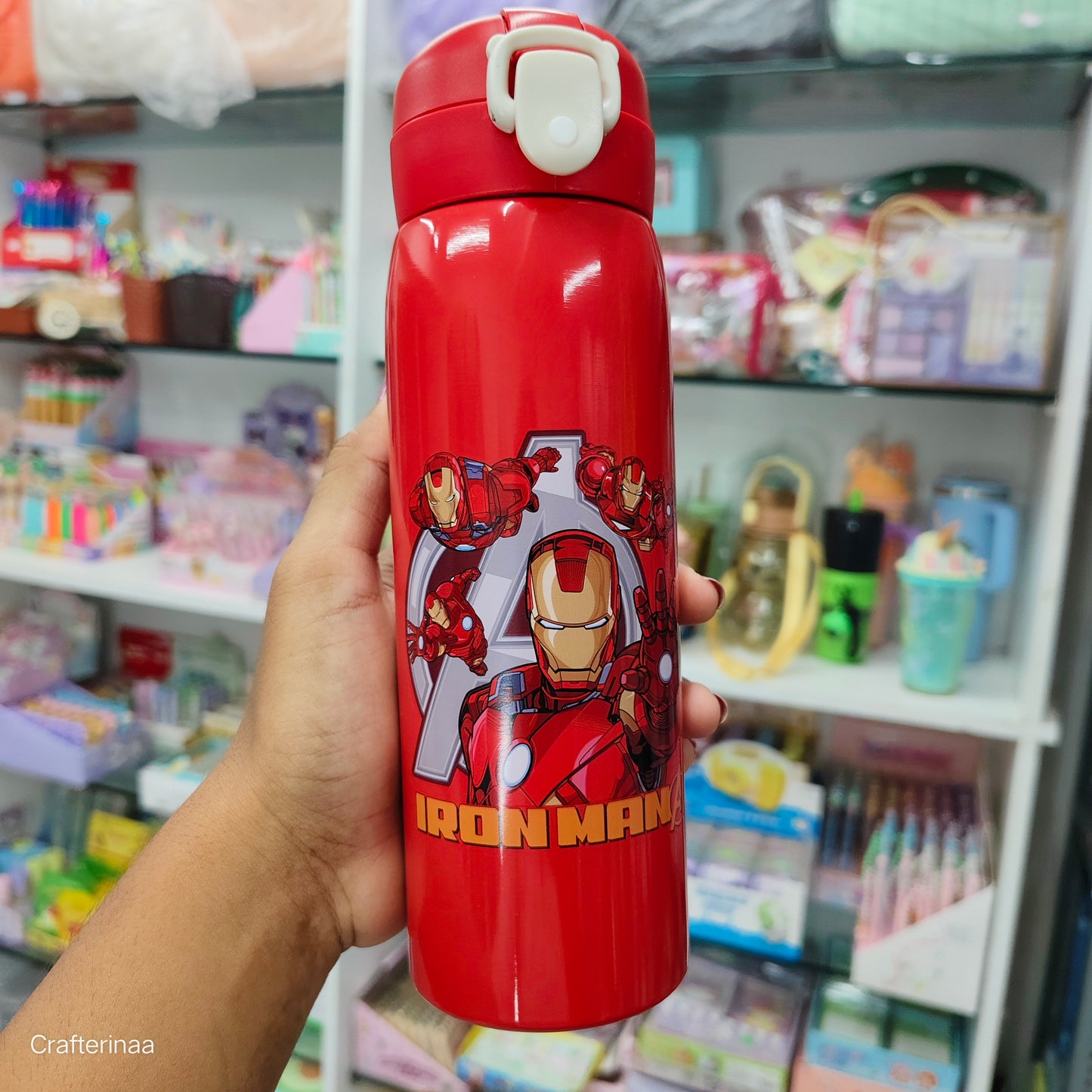 "Marvel Avengers stainless steel/ Thermos Bottles for Kids – 500ml Leakproof & Stylish Design"
