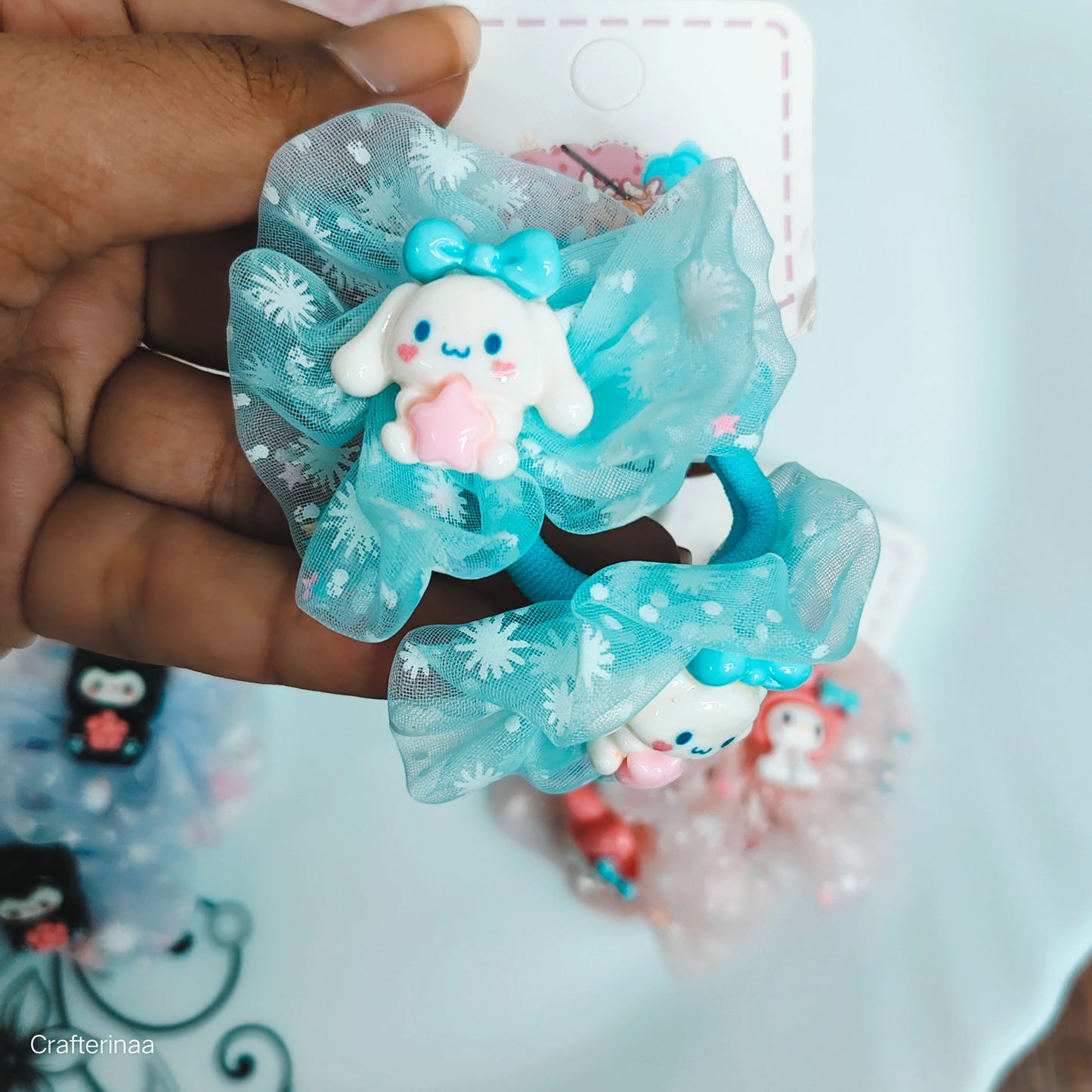 Kawaii Style Hair ties – Soft Net Bow hair ties