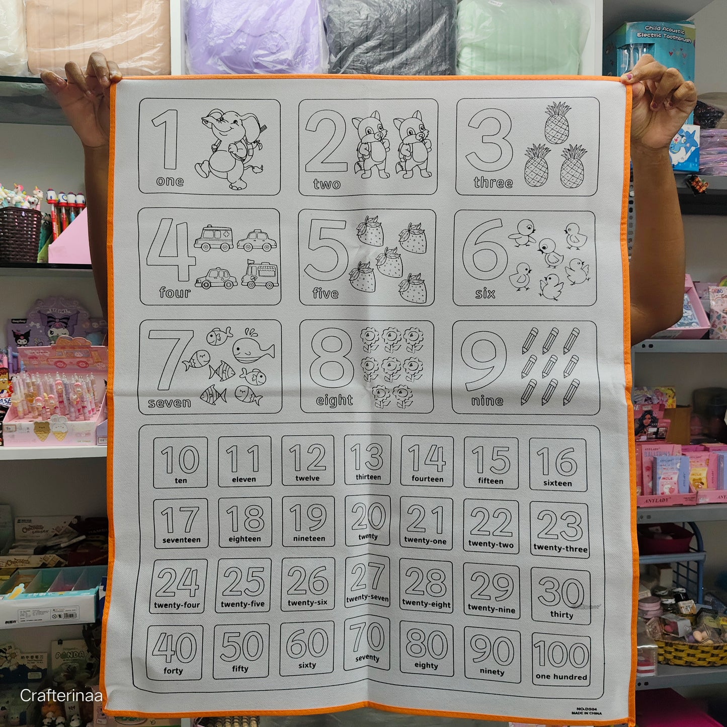 Washable colouring mat with colouring pens| Kids activity kit| Reusable Colouring mat with colourful marker pens