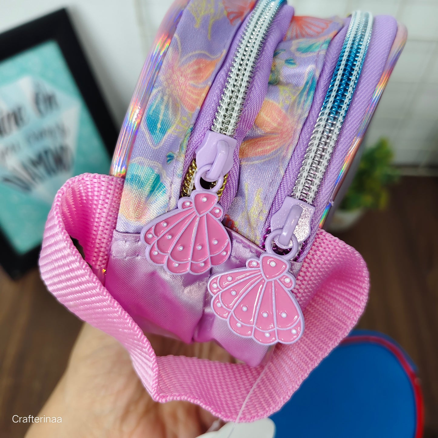 “Mermaid Princess Zipper Pouch – Cute & Spacious Pencil Case and Galaxy Space Pencil Pouch Zipper Case with Planets Design”