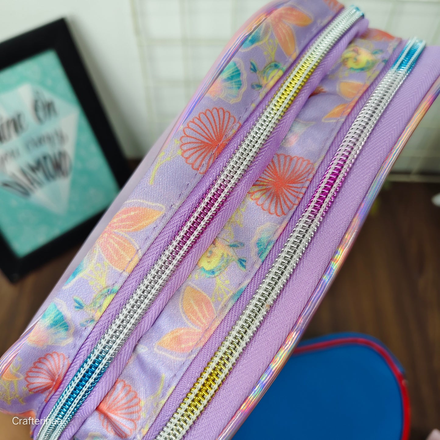 “Mermaid Princess Zipper Pouch – Cute & Spacious Pencil Case and Galaxy Space Pencil Pouch Zipper Case with Planets Design”