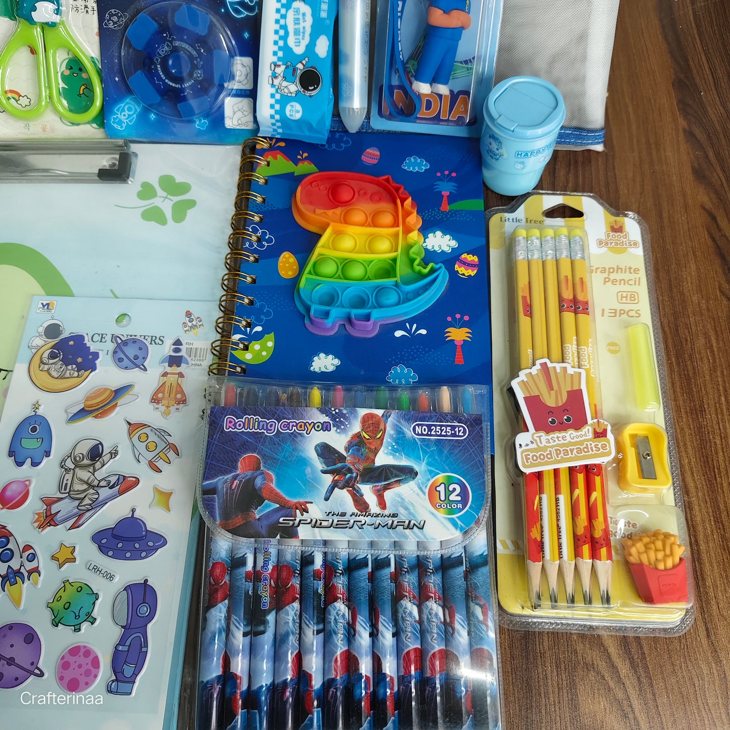 Blue boss Boy Hamper| coolest Hamper for boys| gift for boys| Kids stationery hamper| gift hamper