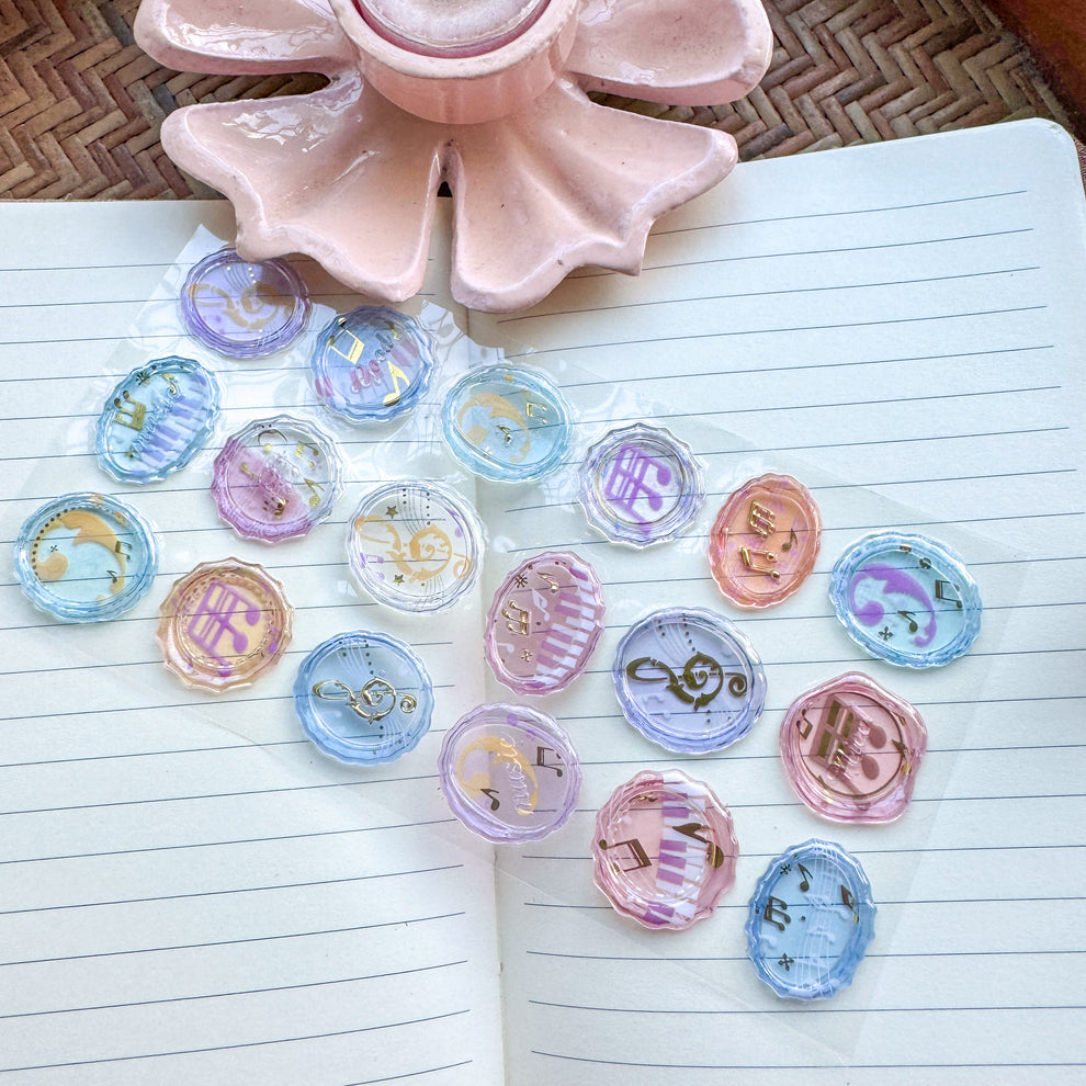 Transparent Wax seal stickers | Wax stamp stickers