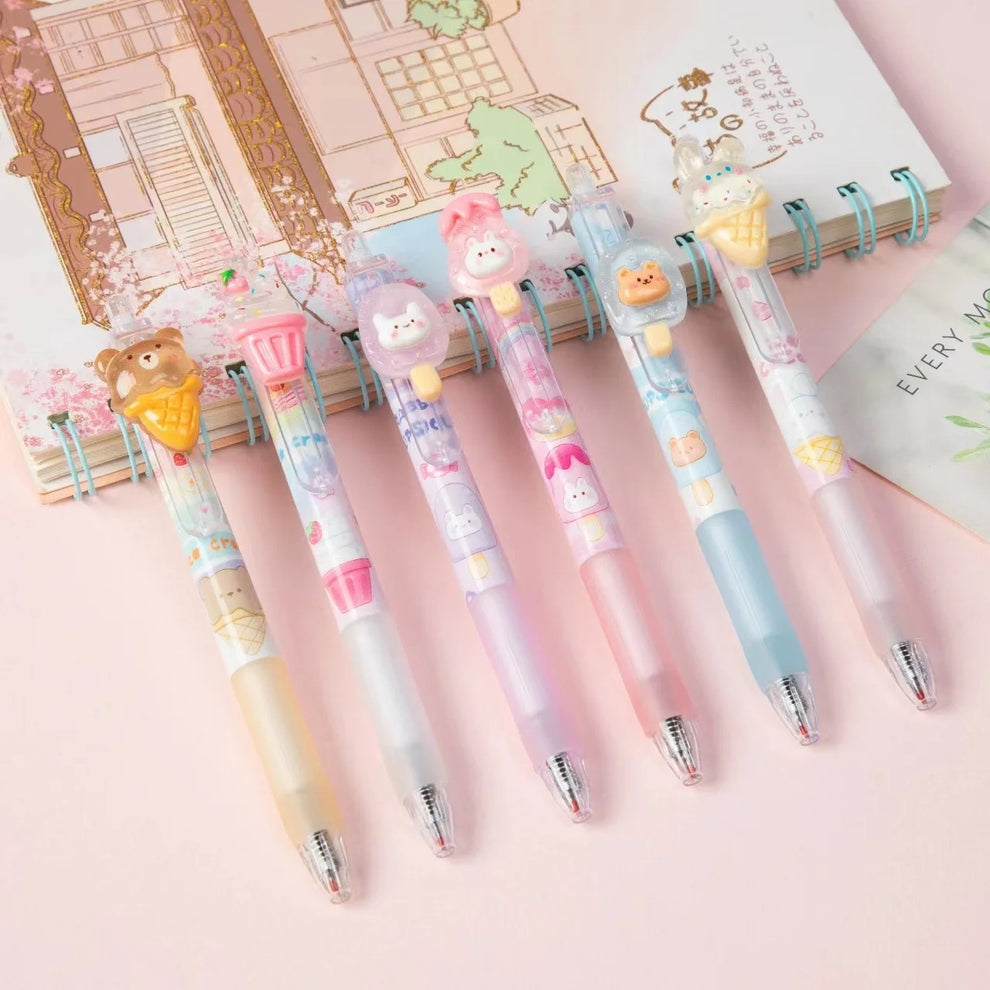 Ice Cream cartoon Gel pens