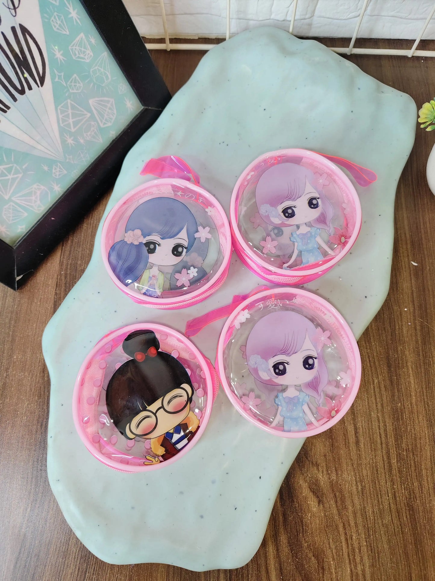 Japanese girl coin pouch