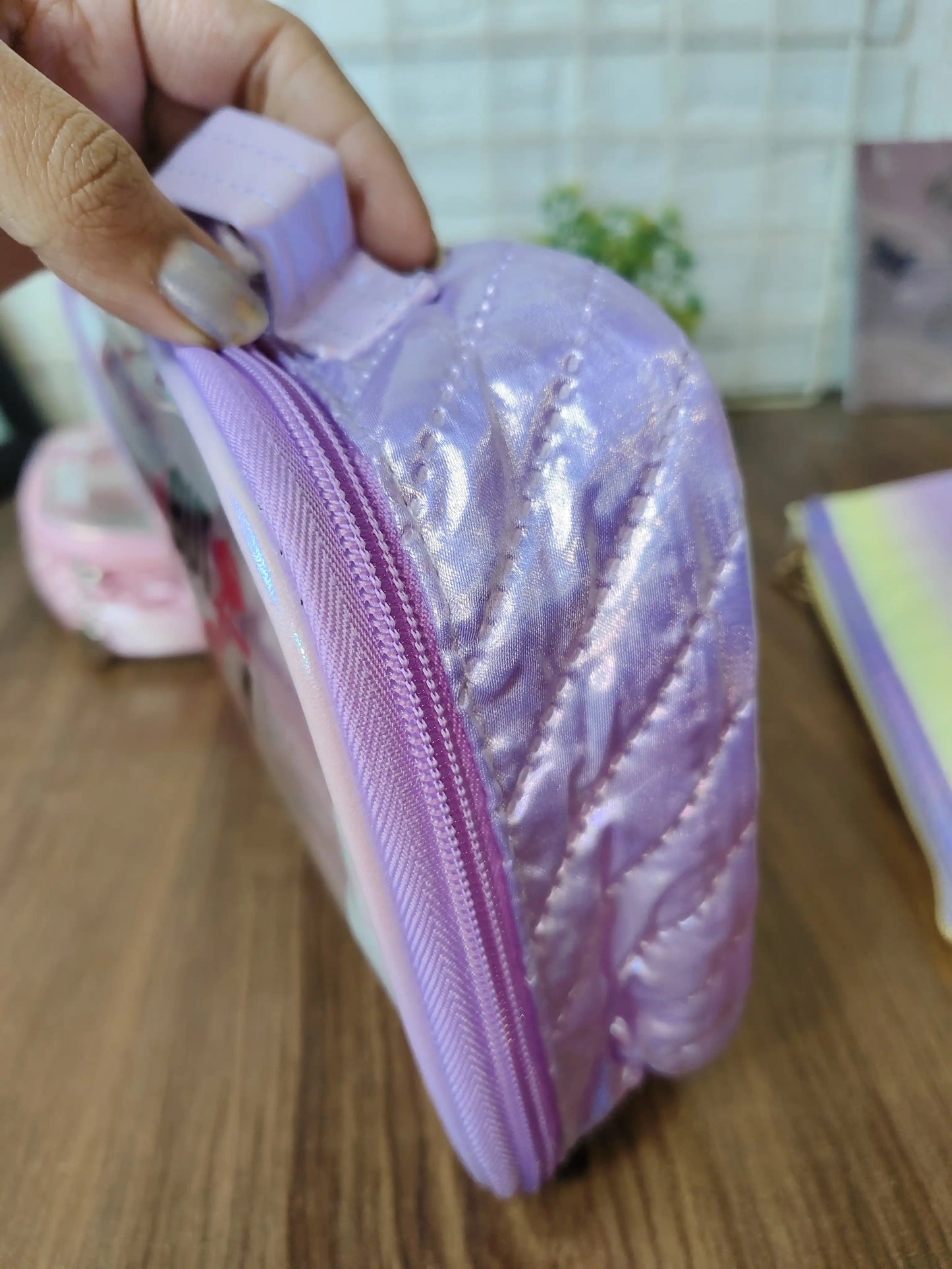 Lipstick makeup pouch