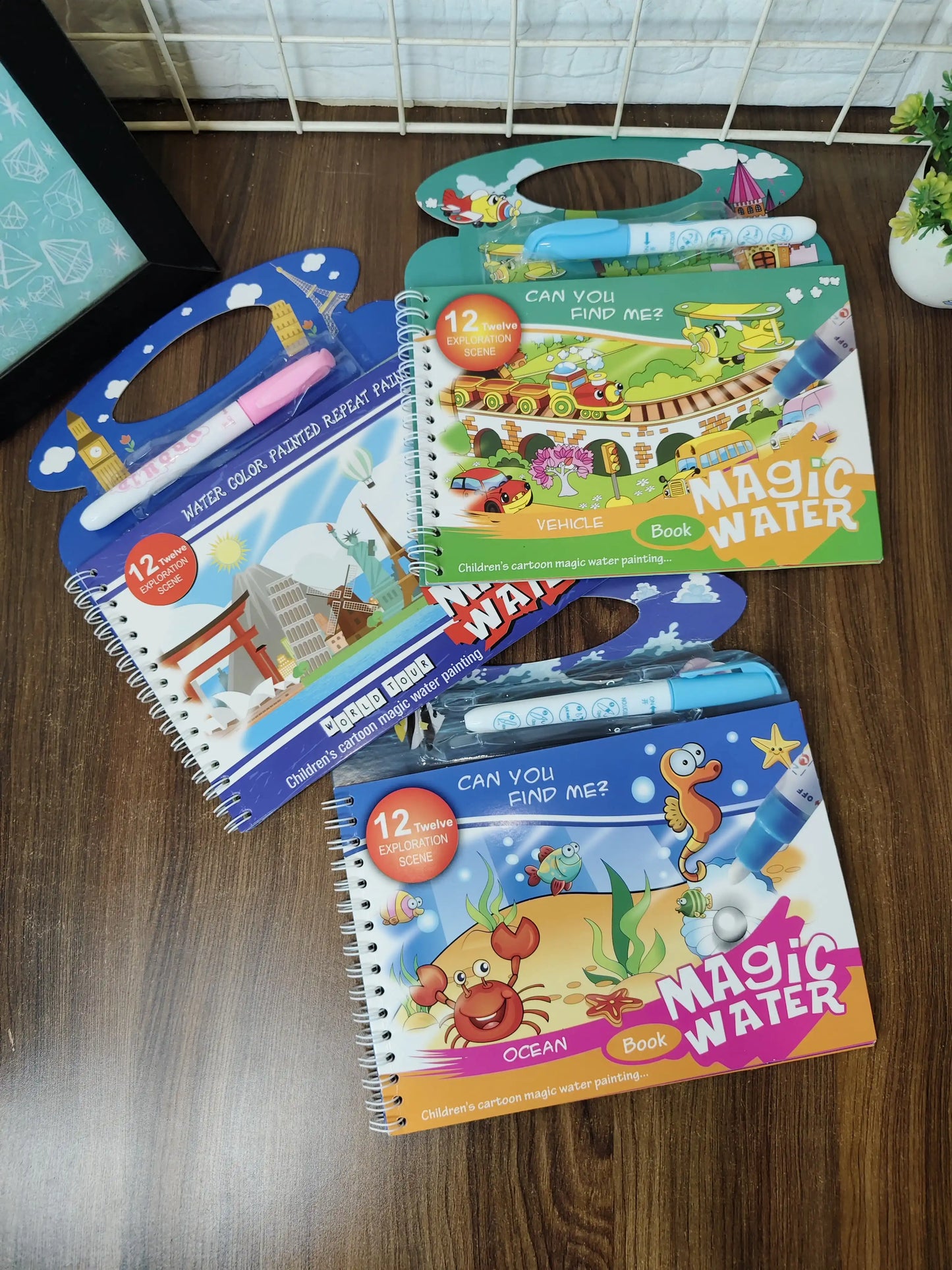Magic water color book