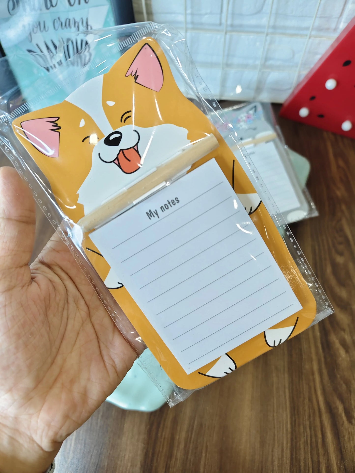 Magnetic fridge notepad