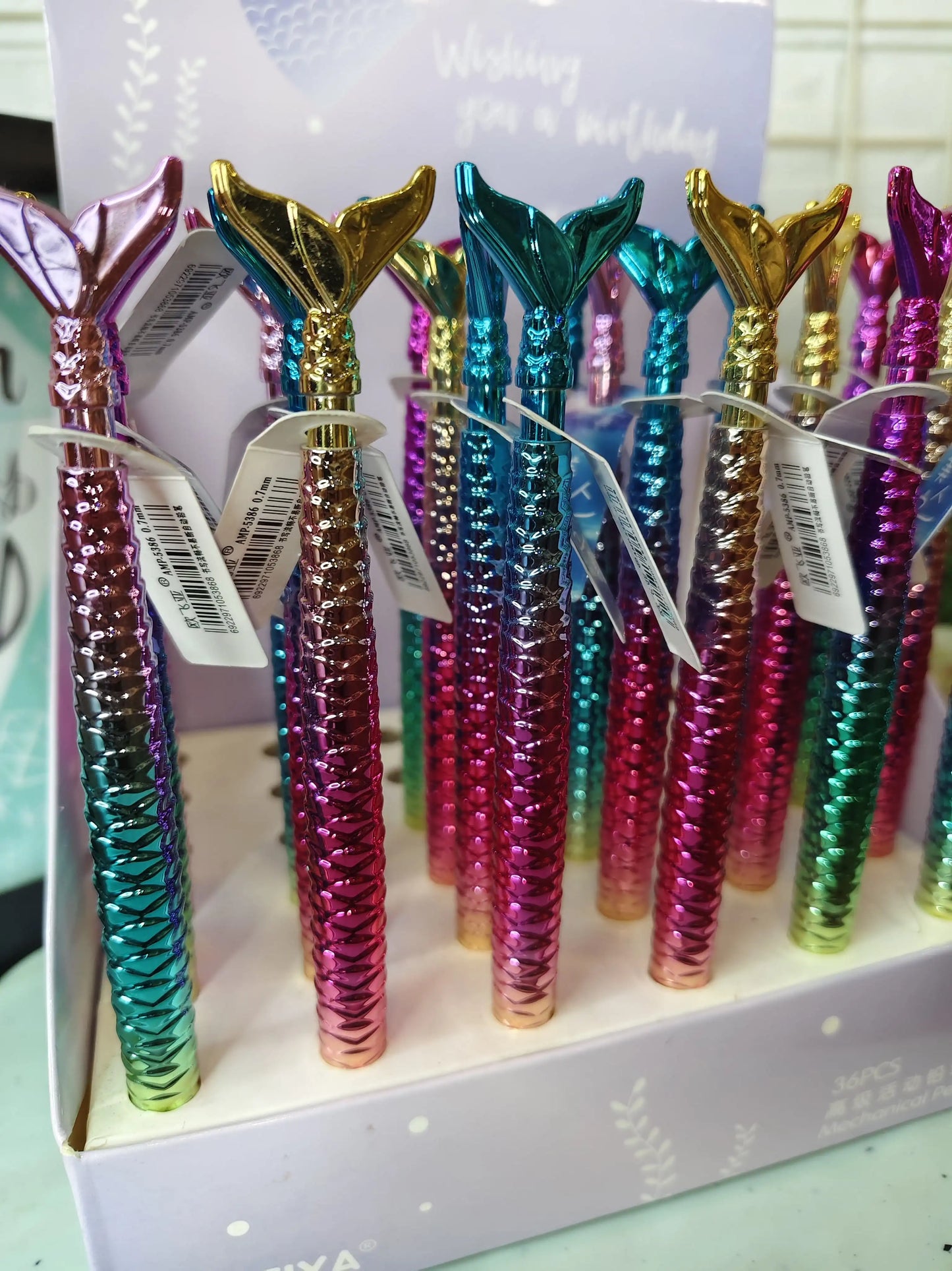 Mermaid holographic click pencil 0.7 mm