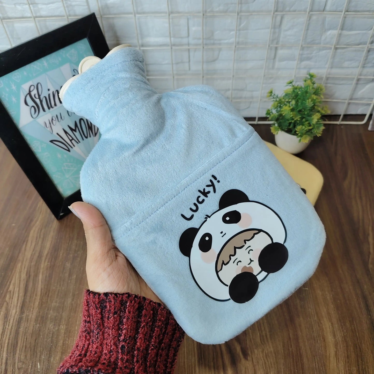 Panda hot water bag