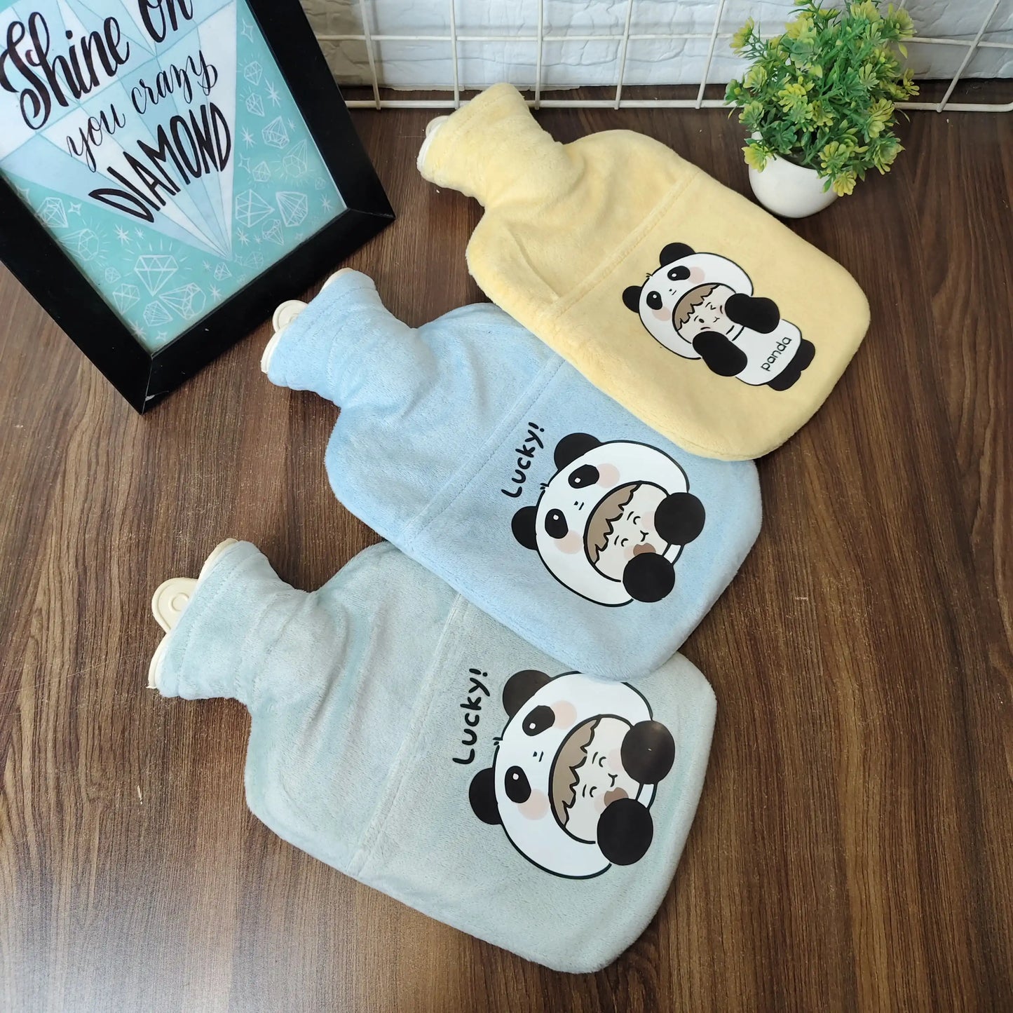 Panda hot water bag