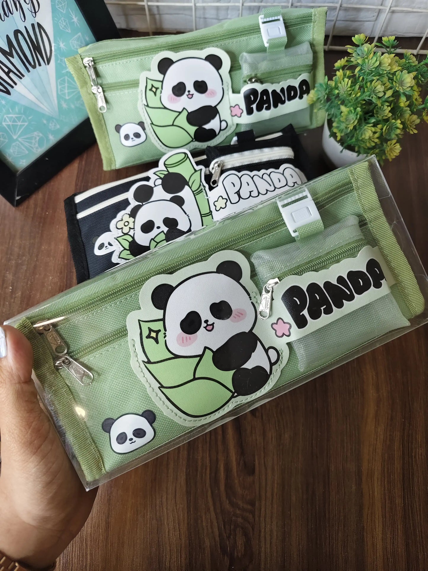 Panda stationery pouch