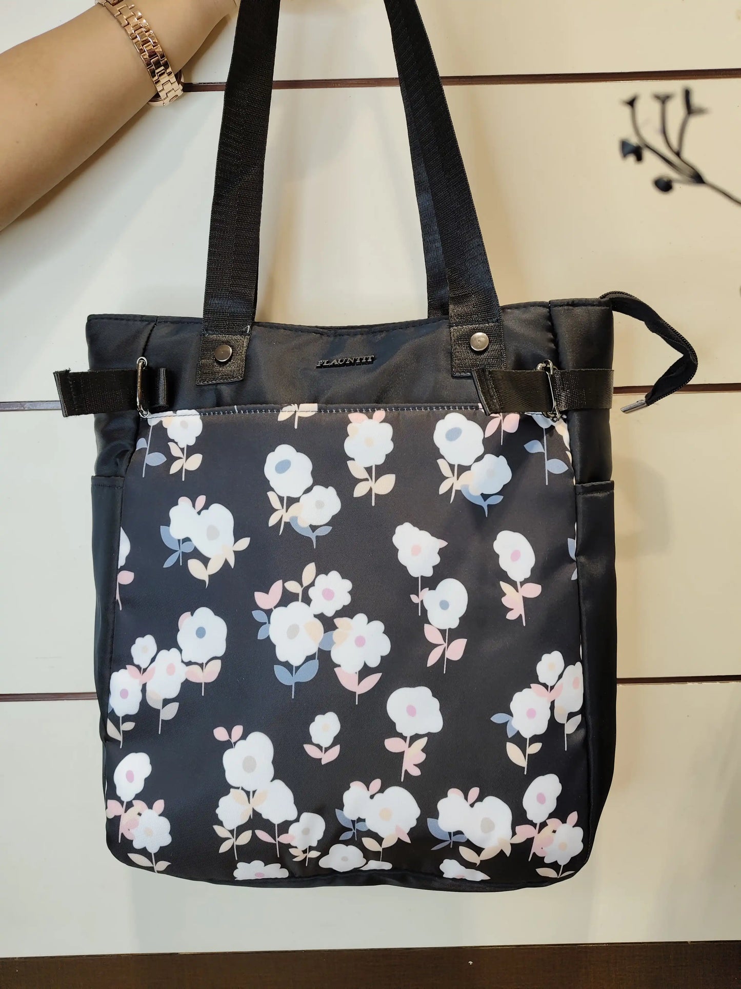 Premium floral tote bag 4 compartments