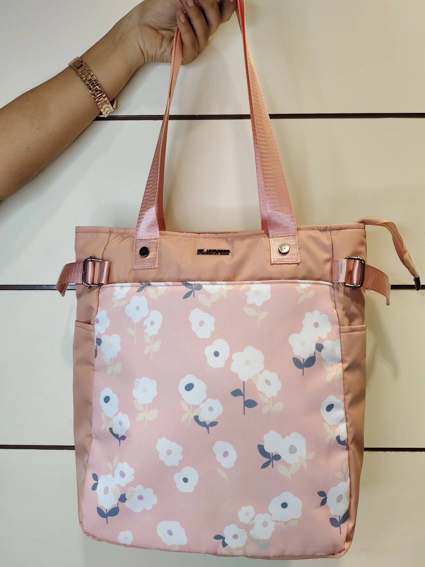 Premium floral tote bag 4 compartments