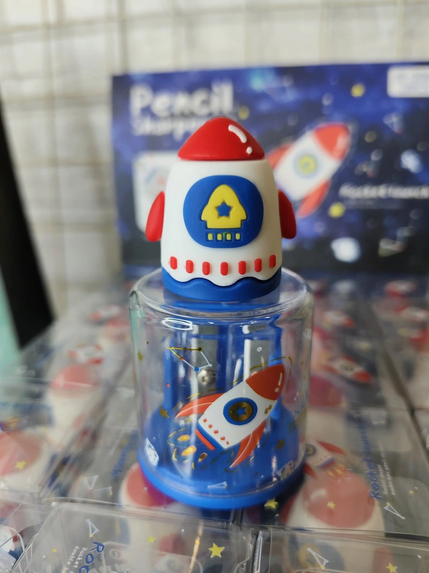 Rocket launch silicon double sharpener