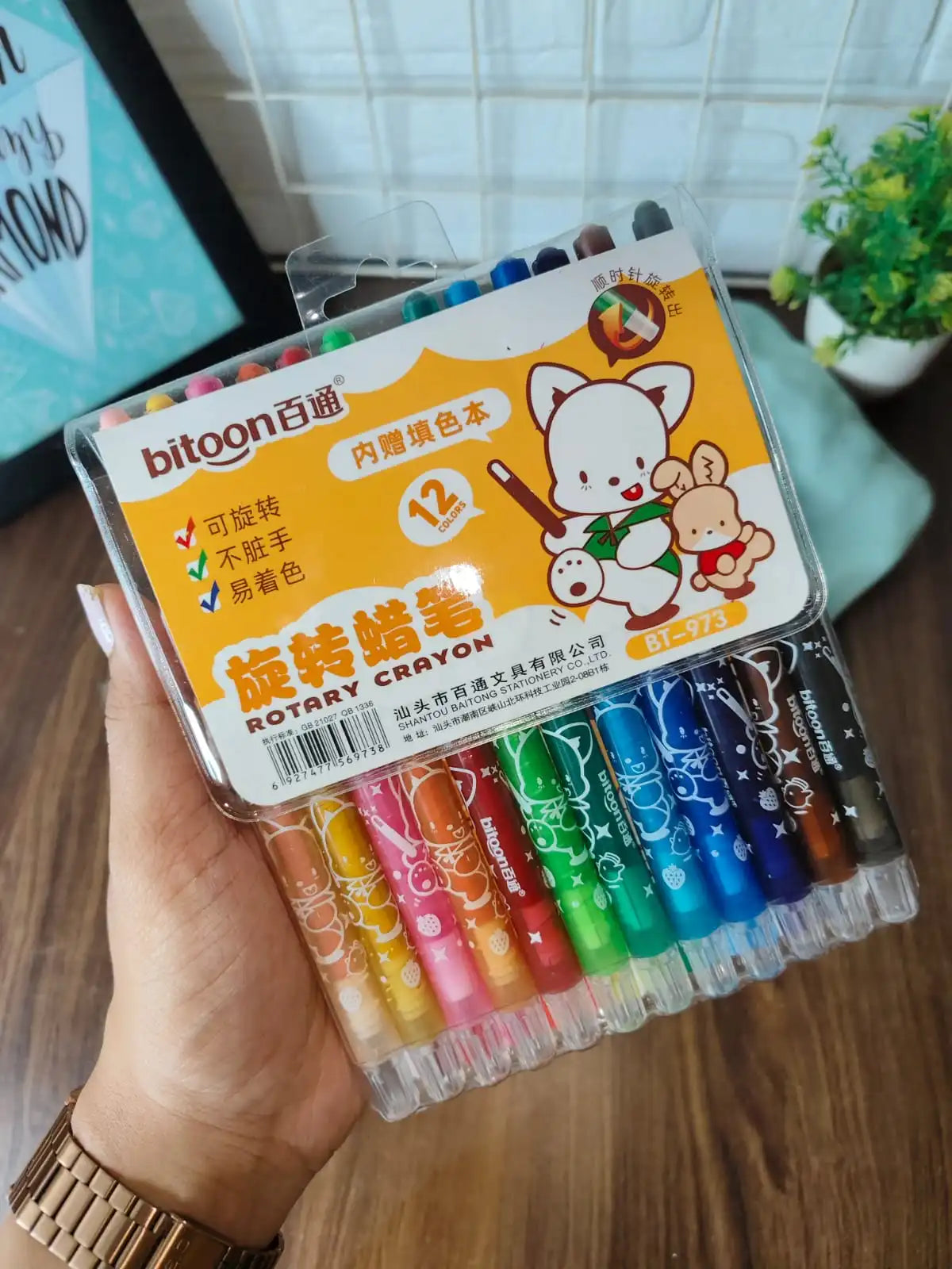 Rotary crayons big size
