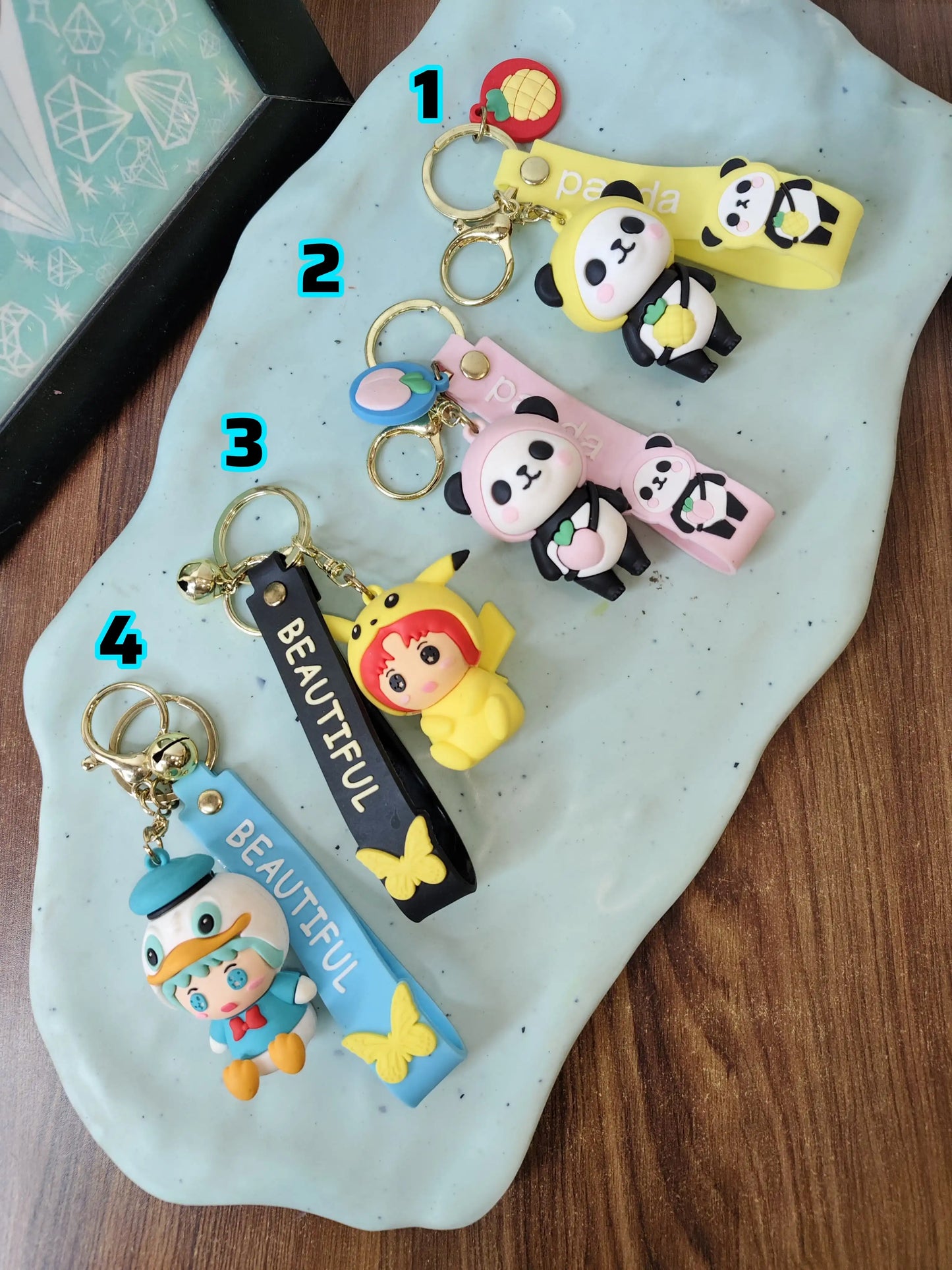 Silicon keychain