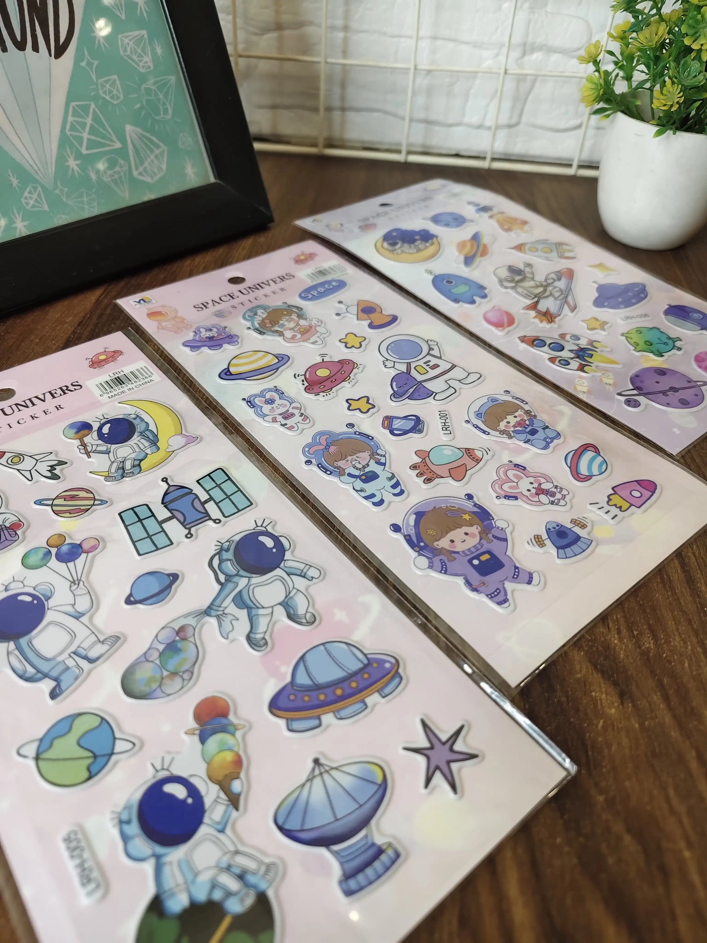 Space stickersheets