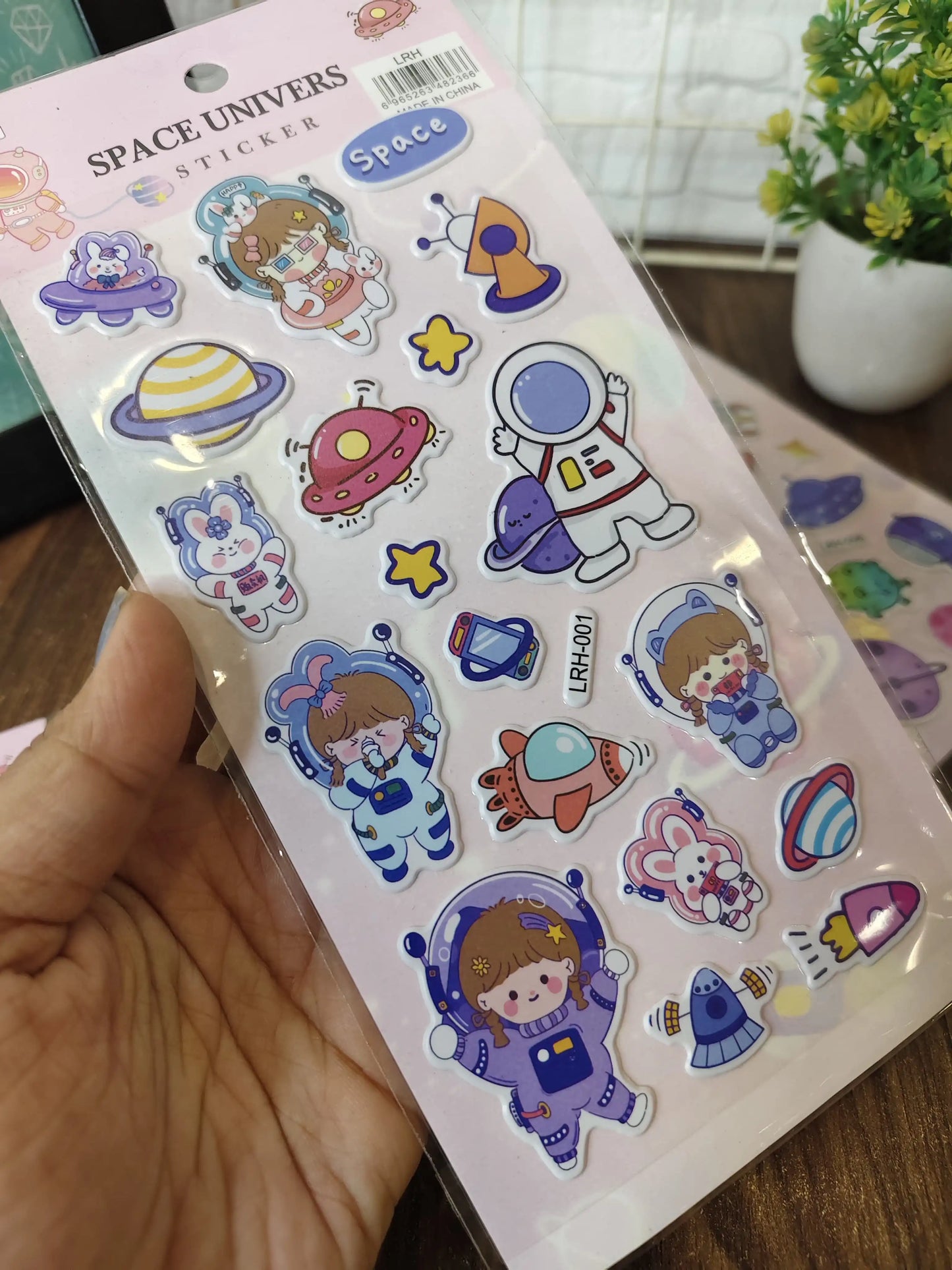 Space stickersheets