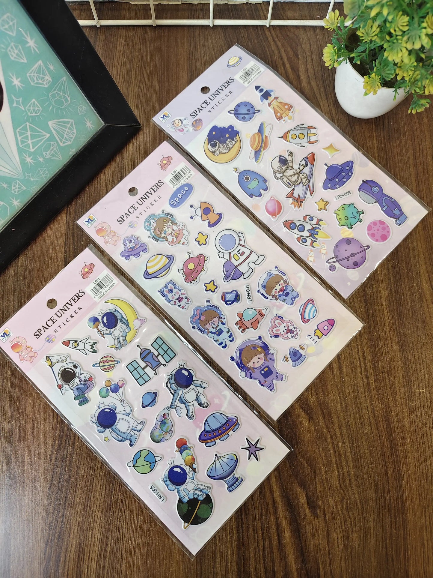 Space stickersheets