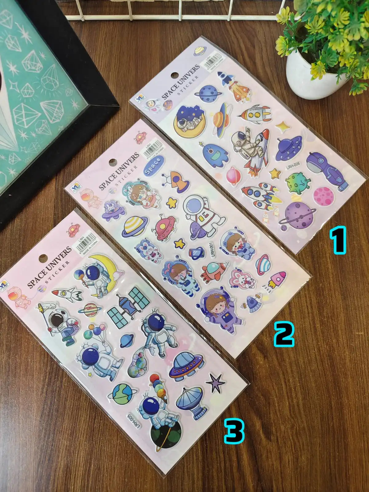 Space stickersheets