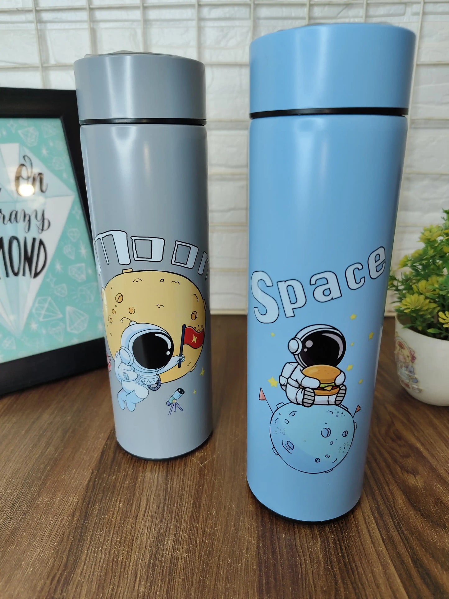 Stainless steel flask bottle with strainer