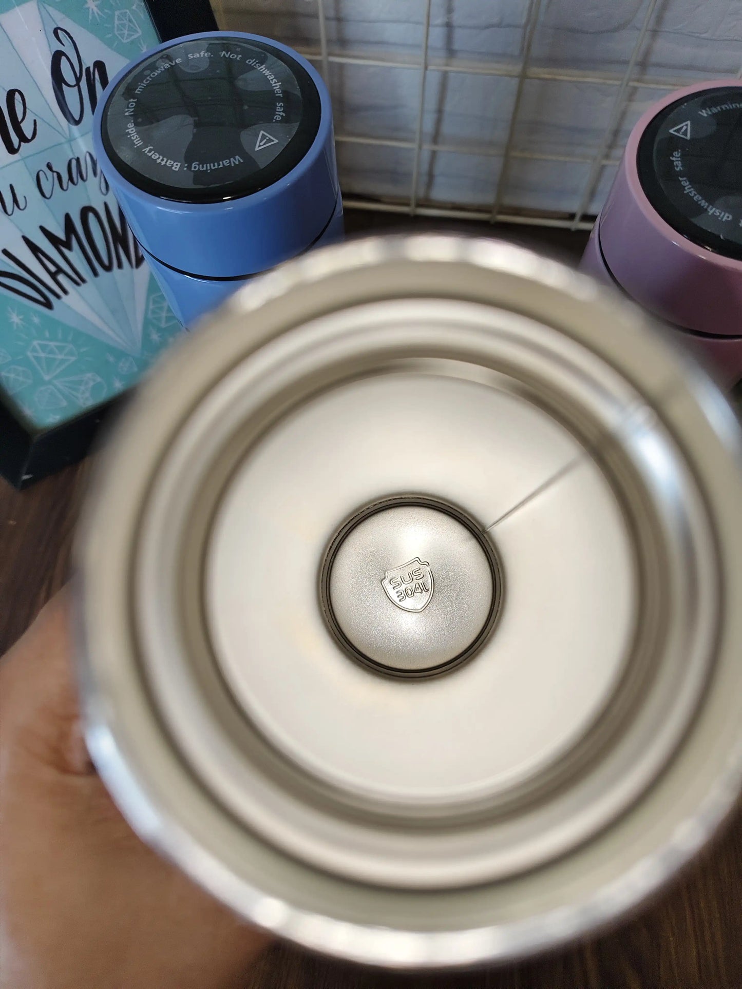 Stainless steel flask bottle with strainer
