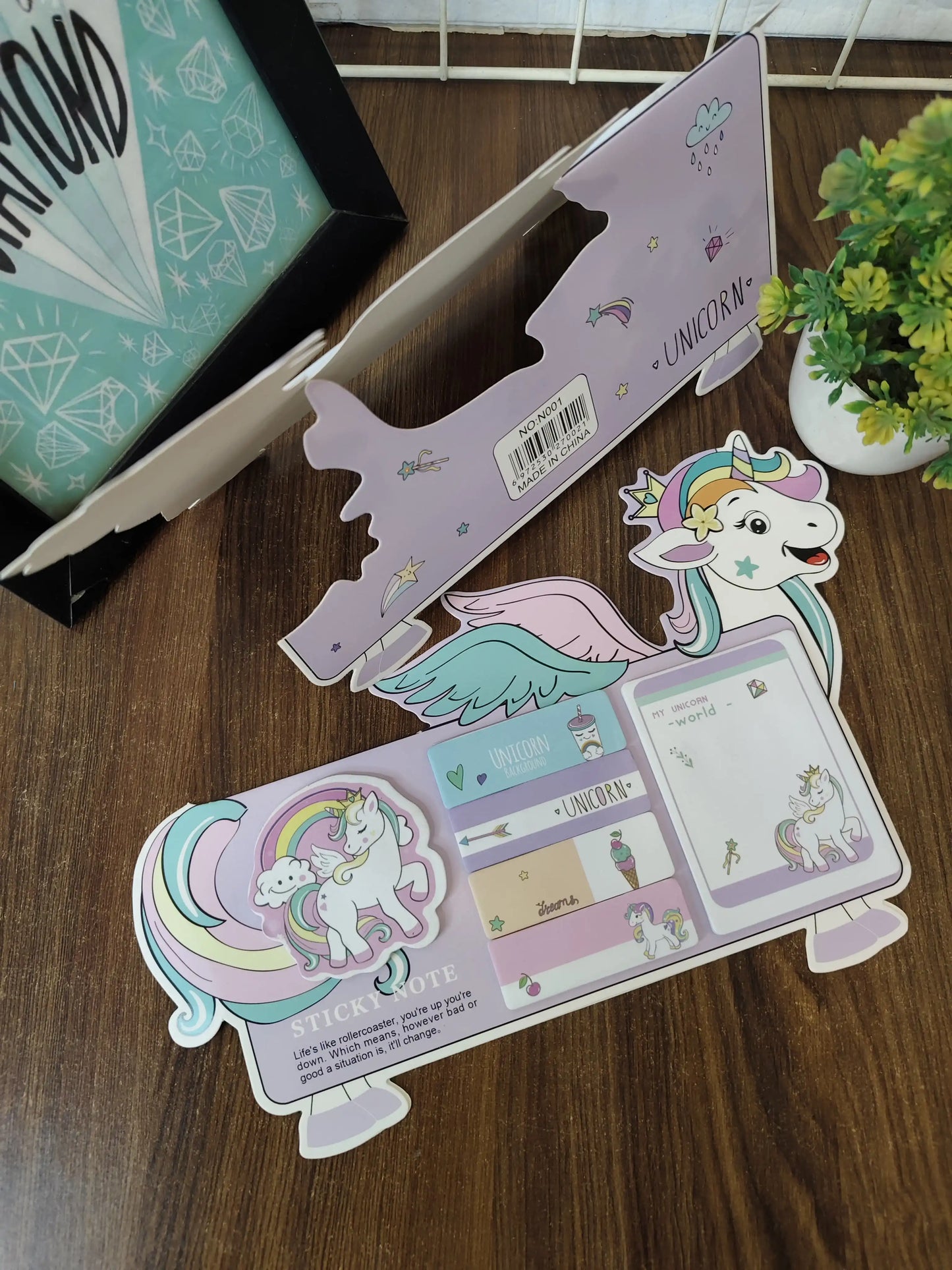 Unicorn stickerynotes set