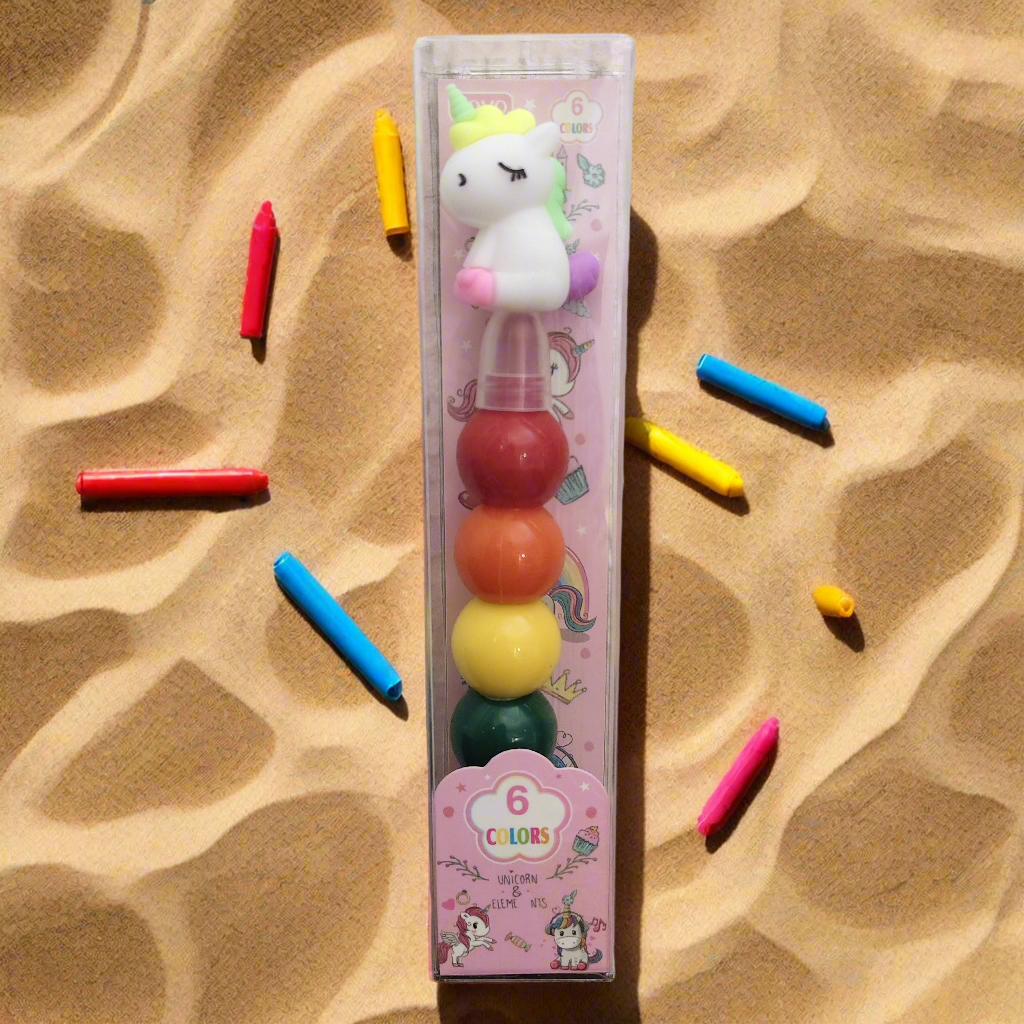 Unicorn Crayon| 6 crayon in one Unicorn 6 in 1 crayons