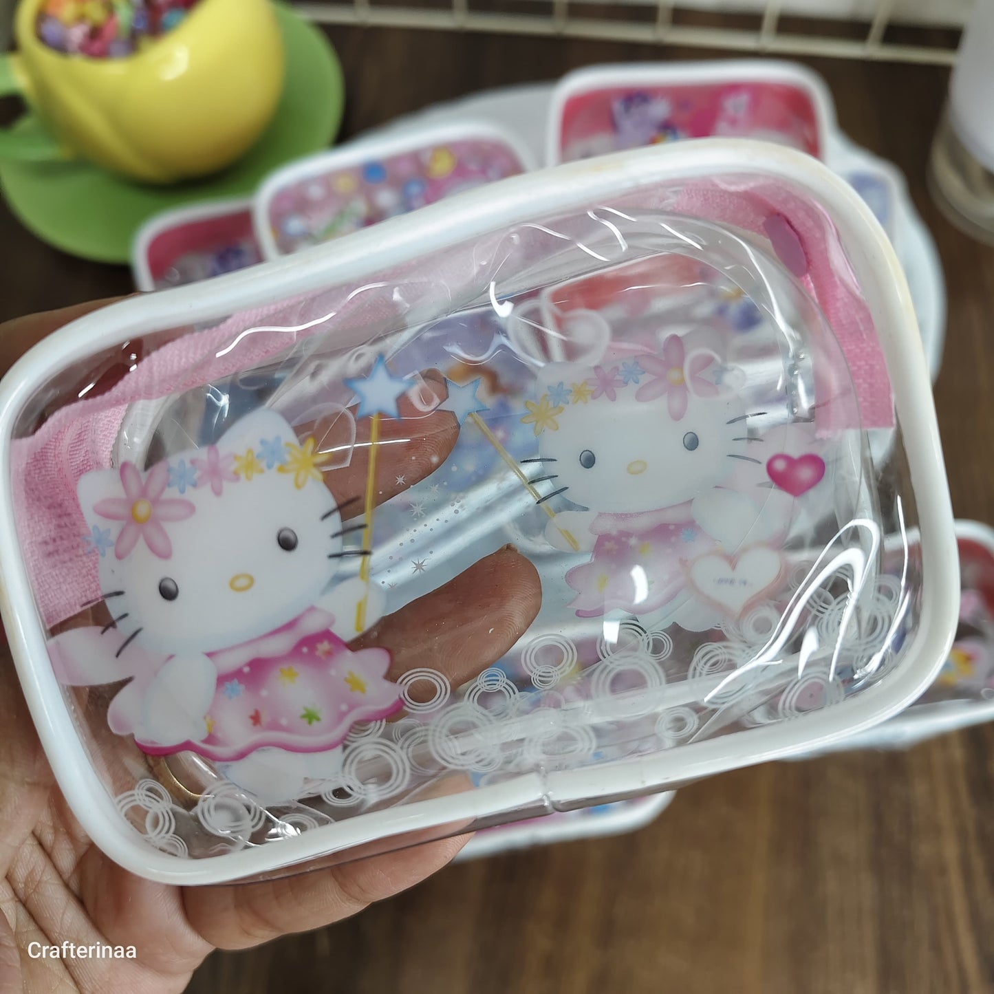 Cute Cartoon Contact Lens Case Kit with Mirror & Tweezer | Kawaii Travel Lens Storage Box for Girls & Kids