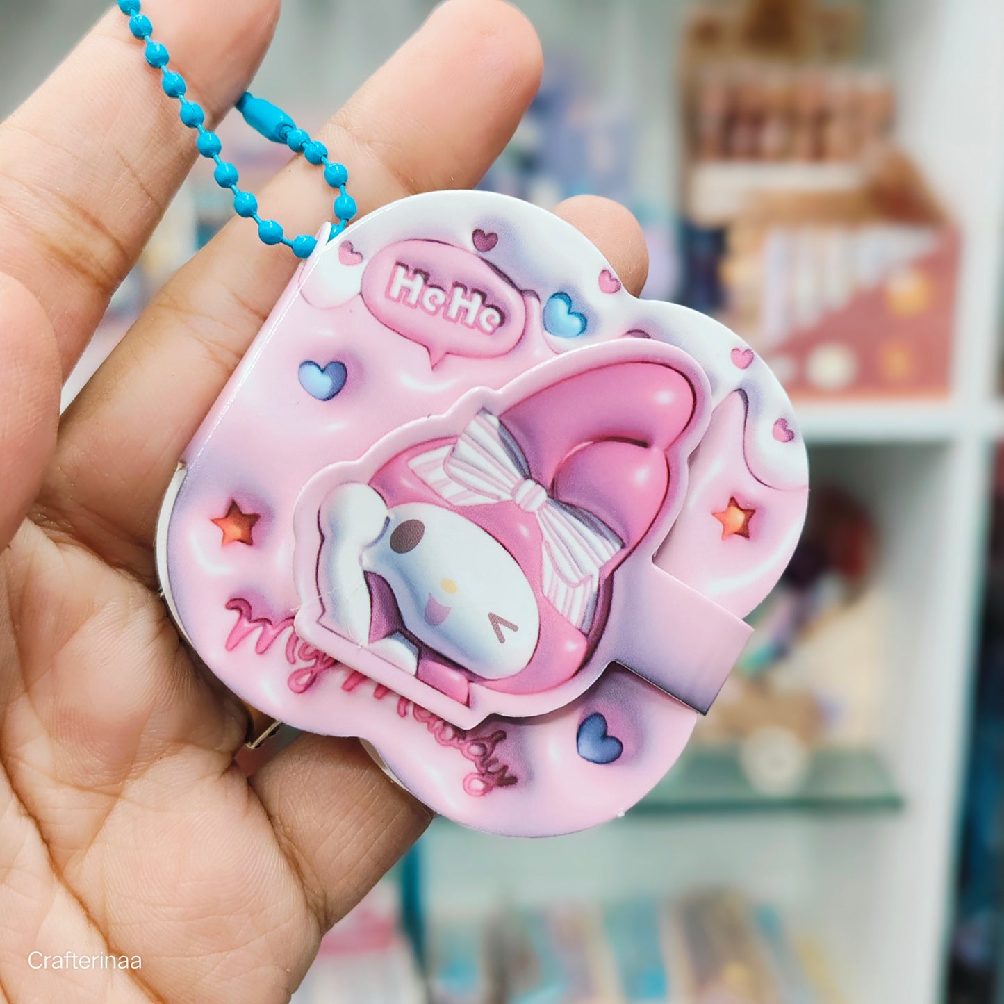 DIY Kawaii Mini Diary Gift Set with Cartoon-Themed Printed Papers
