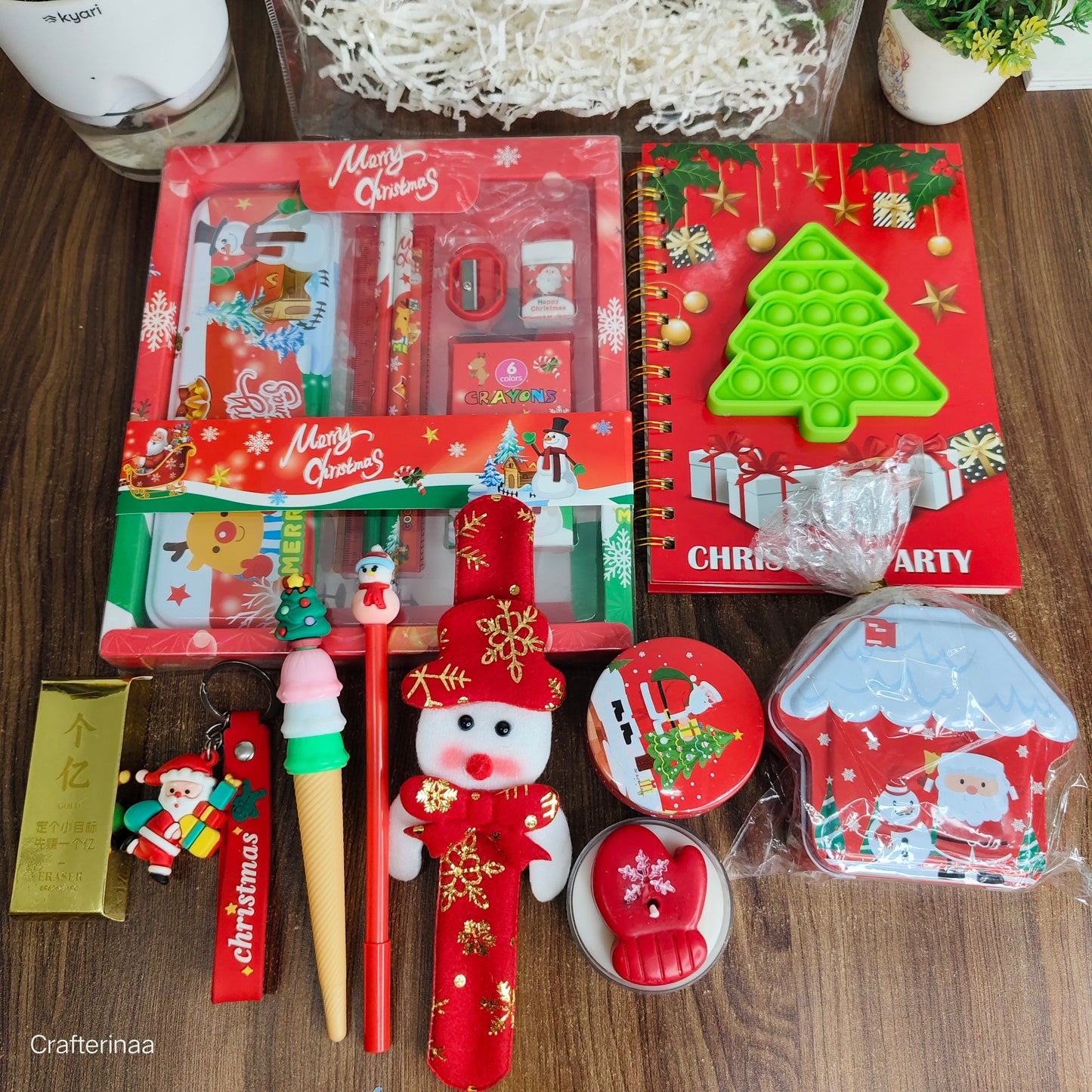 Merry Christmas Premium Hamper for Kids | Stationery & Gifts Box